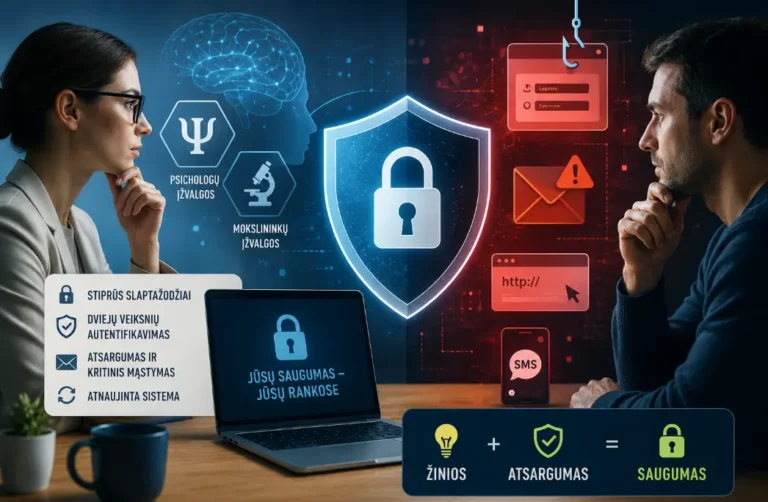 Kaip apsisaugoti nuo įkyriųjų hakerių ir internetinių spąstų? Psichologų ir mokslininkų įžvalgos