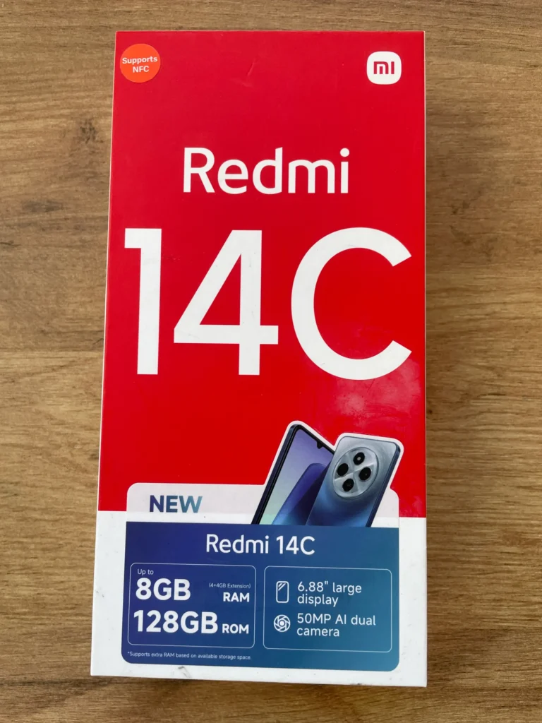 Redmi xiaomi 14C dėžutė (kaip nauja)
