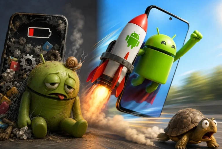 Kaip pagreitinti „Android“ telefoną ir kodėl jis laikui bėgant sulėtėja?