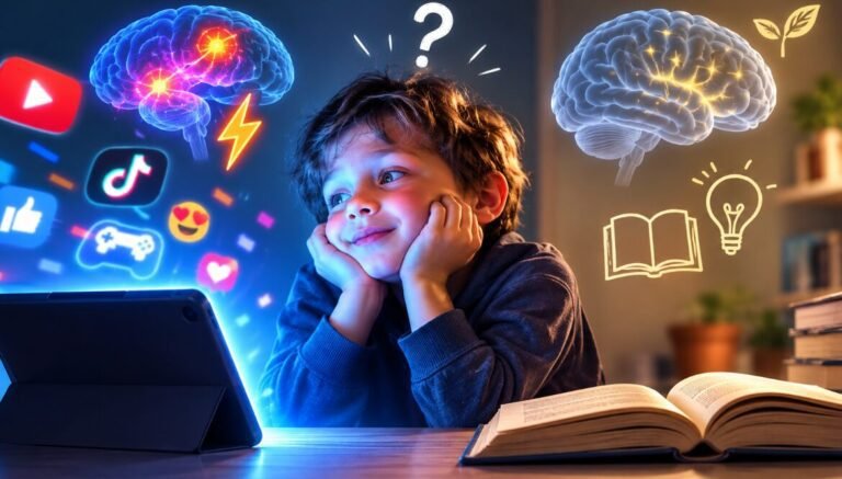 Kodėl vaikai renkasi ekranus, o ne knygas? psichologinė ir neurobiologinė analizė