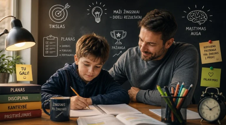 Mokymasis be ašarų: kaip padėti vaikui prieš mokyklą išmokti mokytis ir atgauti motyvaciją?