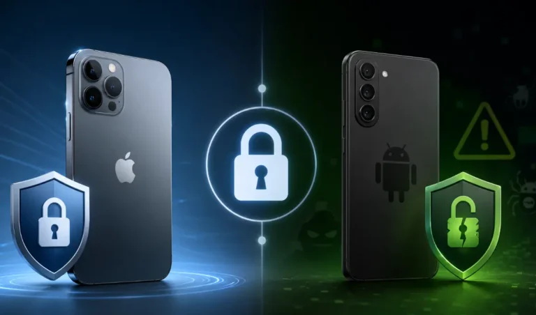 Kodėl „iPhone“ telefonų saugumas dažnai laikomas aukštesniu nei „Android“?