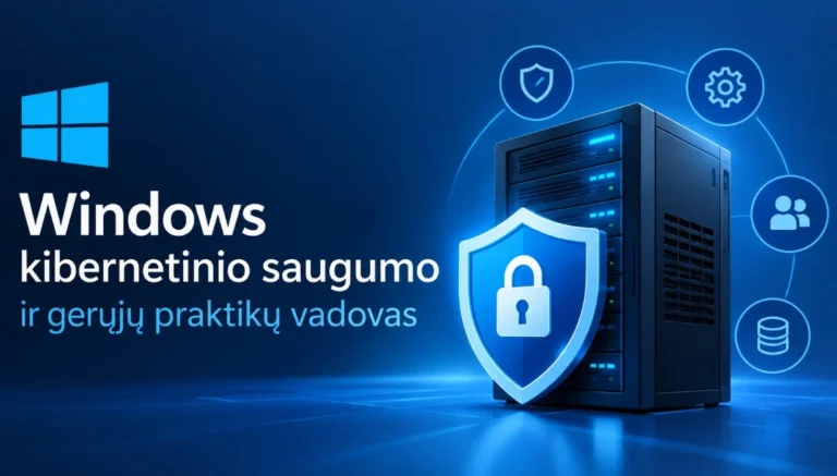 Windows kibernetinis saugumas ir gerųjų praktikų vadovas it administratoriams